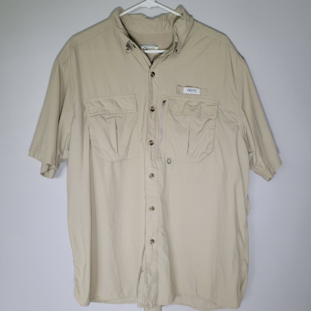 Gander Mountain Fisherman Shirt Guide Series Mens XL Breathable Lightweight Cool